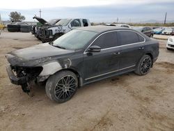 Salvage cars for sale at Tucson, AZ auction: 2014 Volkswagen Passat SEL