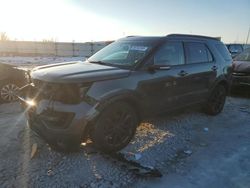 Salvage cars for sale at Cahokia Heights, IL auction: 2017 Ford Explorer XLT