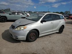 Salvage cars for sale at Homestead, FL auction: 2003 Toyota Corolla Matrix XR