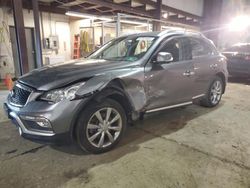 Salvage cars for sale at Windsor, NJ auction: 2017 Infiniti QX50