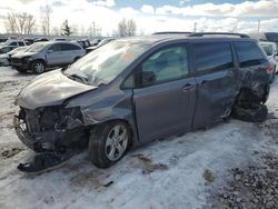 Salvage cars for sale at Wayland, MI auction: 2014 Toyota Sienna LE