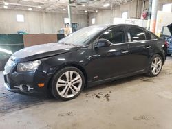 Salvage cars for sale at Blaine, MN auction: 2014 Chevrolet Cruze LTZ