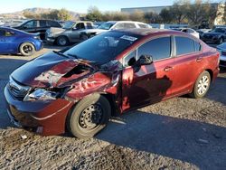 Honda Civic lx Vehiculos salvage en venta: 2012 Honda Civic LX