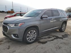 Salvage cars for sale at Oklahoma City, OK auction: 2018 Chevrolet Traverse Premier