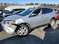 Salvage cars for sale at Exeter, RI auction: 2014 Toyota Rav4 Limited