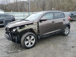 KIA Sportage salvage cars for sale: 2012 KIA Sportage LX