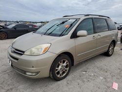 Salvage cars for sale at Houston, TX auction: 2005 Toyota Sienna XLE