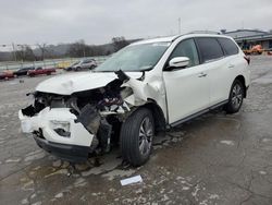 Nissan salvage cars for sale: 2018 Nissan Pathfinder S