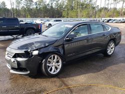 Chevrolet salvage cars for sale: 2015 Chevrolet Impala LT