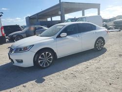 Salvage cars for sale from Copart West Palm Beach, FL: 2014 Honda Accord Sport