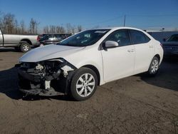 Salvage cars for sale at Portland, OR auction: 2016 Toyota Corolla L