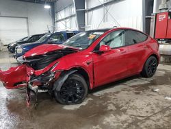 Salvage cars for sale from Copart Ham Lake, MN: 2021 Tesla Model Y