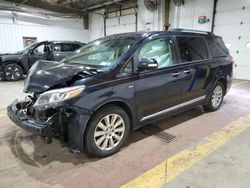 Toyota Vehiculos salvage en venta: 2017 Toyota Sienna XLE