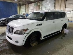 Salvage cars for sale at Woodhaven, MI auction: 2011 Infiniti QX56