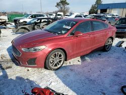 Salvage cars for sale at Woodhaven, MI auction: 2020 Ford Fusion SEL