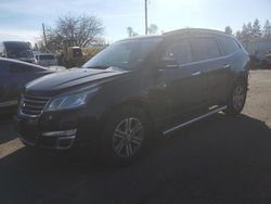 Salvage cars for sale at auction: 2016 Chevrolet Traverse LT