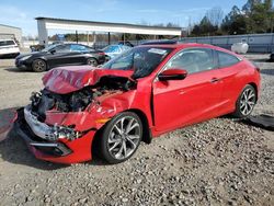 Salvage cars for sale at Memphis, TN auction: 2019 Honda Civic Touring