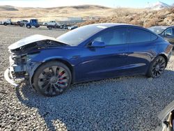 Salvage cars for sale from Copart Reno, NV: 2022 Tesla Model 3