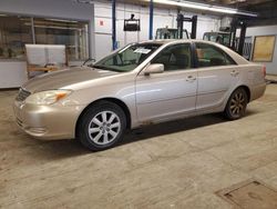 Salvage cars for sale at Wheeling, IL auction: 2002 Toyota Camry LE