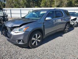 Carros salvage a la venta en subasta: 2018 Chevrolet Traverse LT