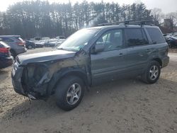 Salvage cars for sale at North Billerica, MA auction: 2008 Honda Pilot EXL