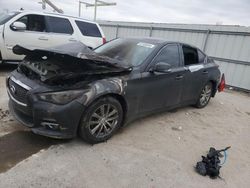 Salvage cars for sale at Kansas City, KS auction: 2016 Infiniti Q50 Base