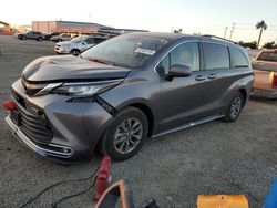 Salvage cars for sale from Copart San Diego, CA: 2023 Toyota Sienna XLE