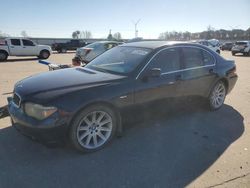 BMW salvage cars for sale: 2003 BMW 745 I