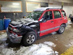 Chevrolet Tracker salvage cars for sale: 2002 Chevrolet Tracker