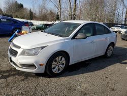 Chevrolet Cruze Limited ls salvage cars for sale: 2016 Chevrolet Cruze Limited LS