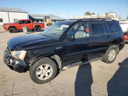 Salvage cars for sale at Tulsa, OK auction: 2002 Toyota Highlander Limited