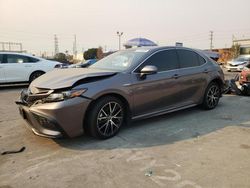 Toyota Camry salvage cars for sale: 2021 Toyota Camry SE