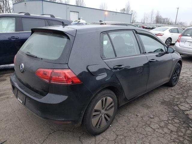 2016 Volkswagen E-GOLF SE