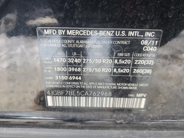 2012 Mercedes-Benz GL 450 4matic