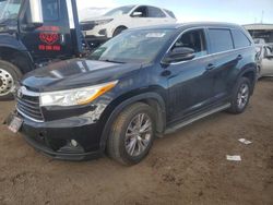 Salvage cars for sale at Brighton, CO auction: 2014 Toyota Highlander XLE