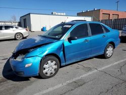 Salvage cars for sale at Anthony, TX auction: 2007 Ford Focus ZX4