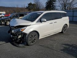 Salvage cars for sale at Grantville, PA auction: 2018 KIA Sedona SXL