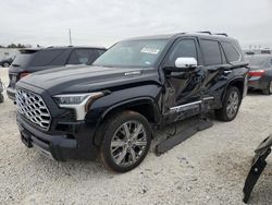 Salvage cars for sale from Copart Taylor, TX: 2024 Toyota Sequoia SR5