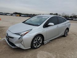 Salvage cars for sale at Houston, TX auction: 2016 Toyota Prius