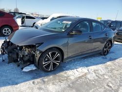 Salvage cars for sale at Cahokia Heights, IL auction: 2021 Nissan Sentra SR