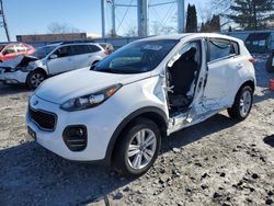 Salvage cars for sale at Windsor, NJ auction: 2019 KIA Sportage LX