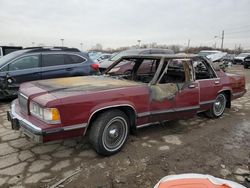 Salvage cars for sale at Indianapolis, IN auction: 1989 Mercury Grand Marquis GS