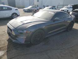 Salvage cars for sale at Vallejo, CA auction: 2018 Ford Mustang