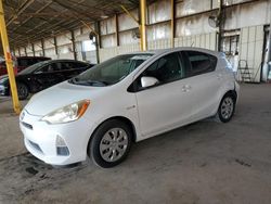 Salvage cars for sale at Phoenix, AZ auction: 2012 Toyota Prius C