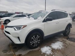 Salvage cars for sale from Copart Grand Prairie, TX: 2017 Toyota Rav4 LE