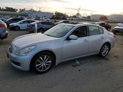 Salvage cars for sale at Martinez, CA auction: 2008 Infiniti G35