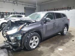 Toyota Highlander l salvage cars for sale: 2021 Toyota Highlander L