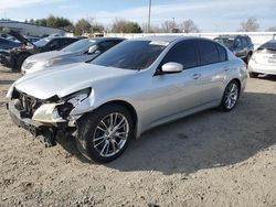 Salvage cars for sale at Sacramento, CA auction: 2010 Infiniti G37 Base