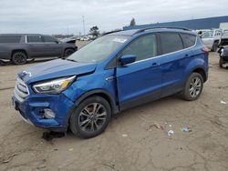 Salvage cars for sale at Woodhaven, MI auction: 2019 Ford Escape SEL