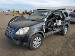 Salvage cars for sale at Brighton, CO auction: 2006 Honda CR-V SE